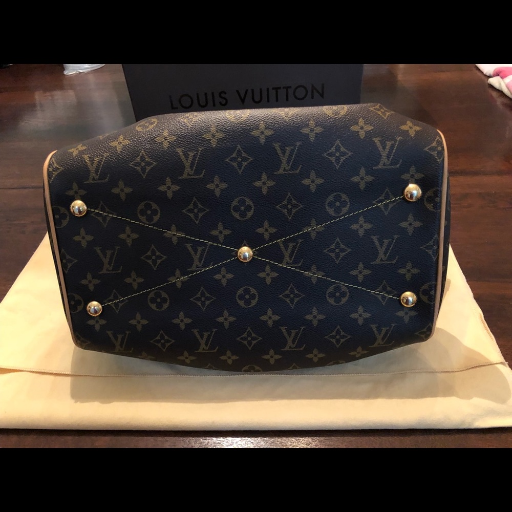 *ON SALE* Louis Vuitton TIVOLI GM Monogram Canvas Leather Brown Tan Shoulder Bag - Picture 2 of 16